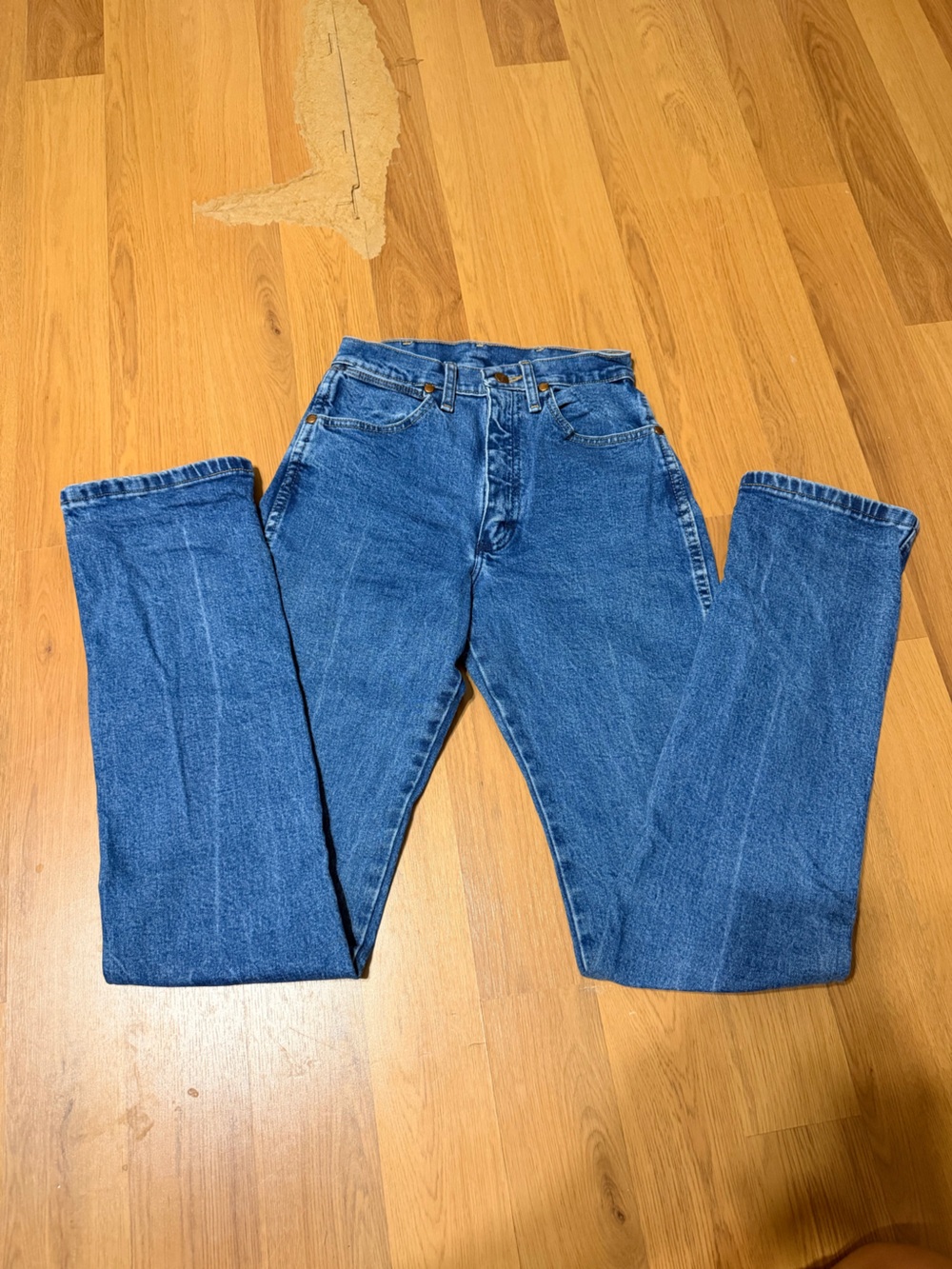 Wrangler High Rise Wide Leg Medium Wash Blue Jeans Women’s
